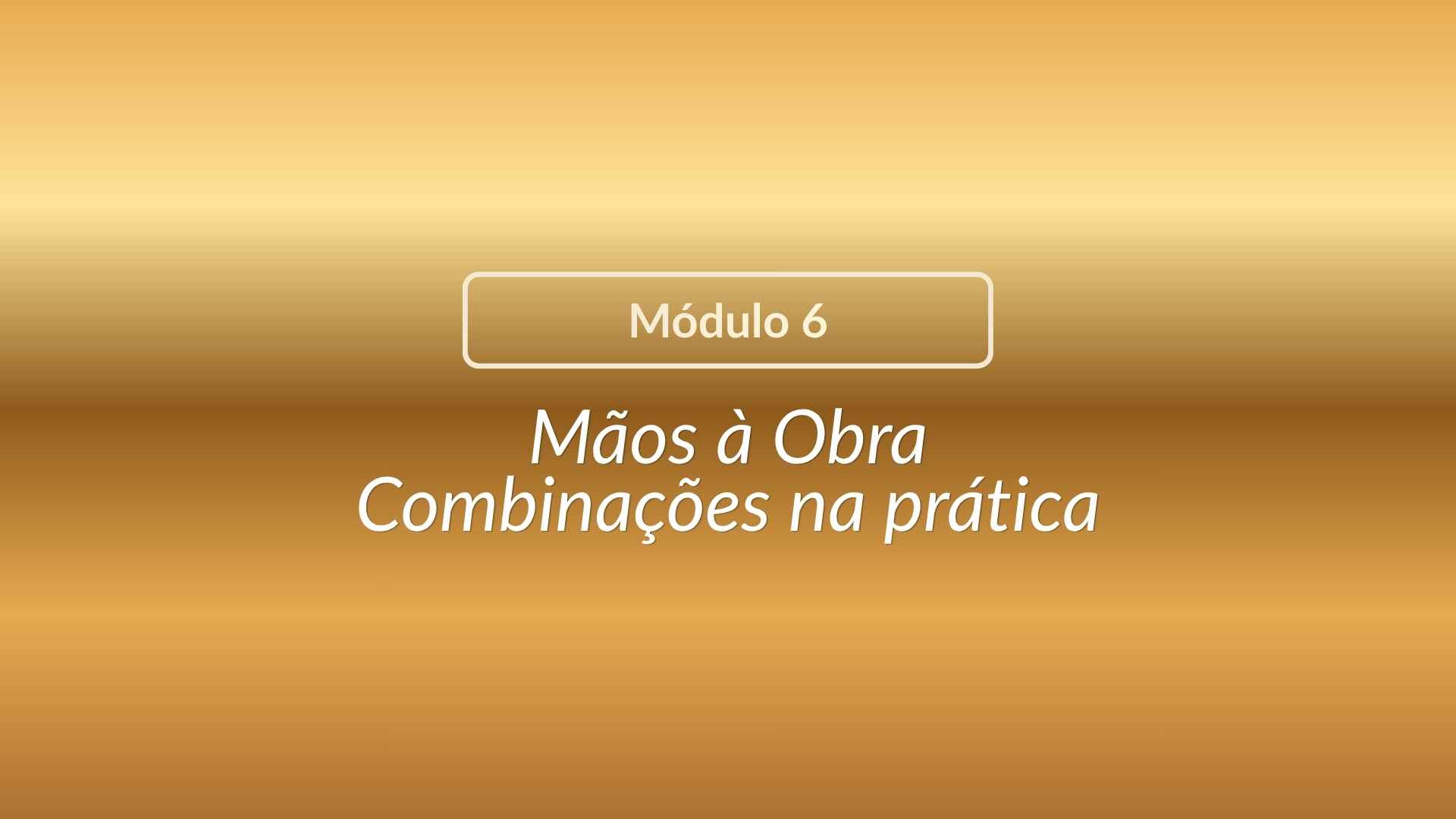 Capa do Módulo 6